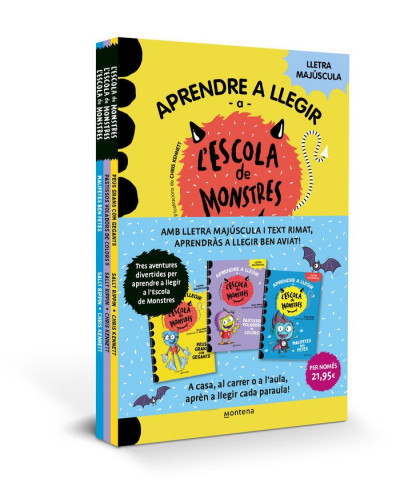 Aprendre a llegir a l'Escola de Monstres Pack llibres 4, 5 i 6