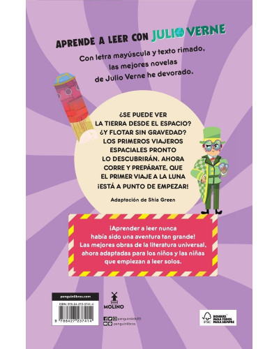 Aprende a leer con Julio Verne 2 - Viaje a la luna