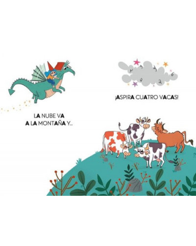 El dragón de las letras 1 - Ana, el dragón y la nube aspirador